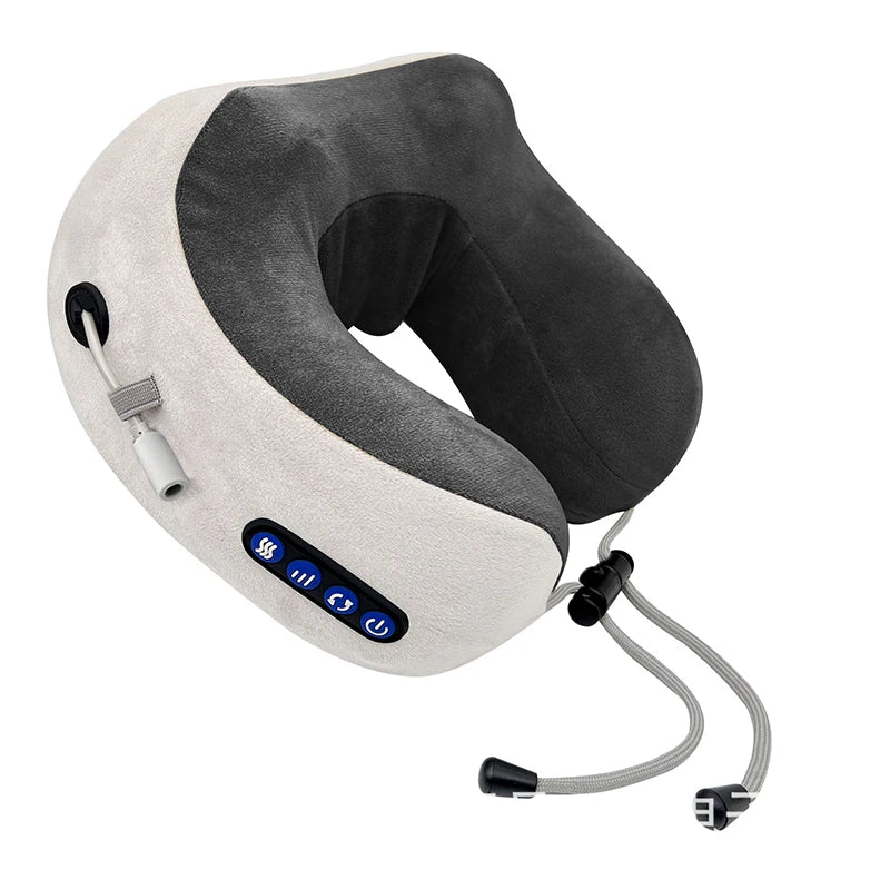 Electric Neck Massager with Heat & Vibration