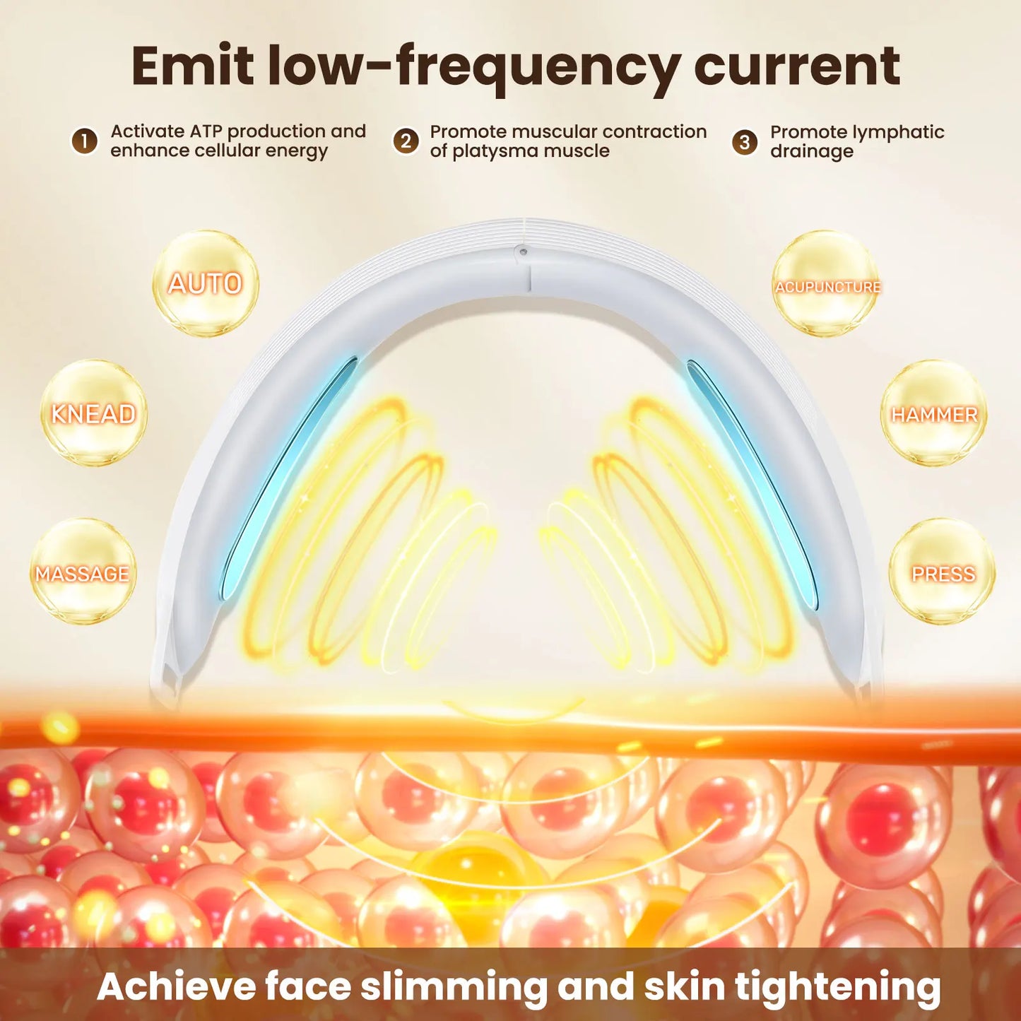 Electric V-Face Toning Device | Microcurrent Facial Sculpting Tool