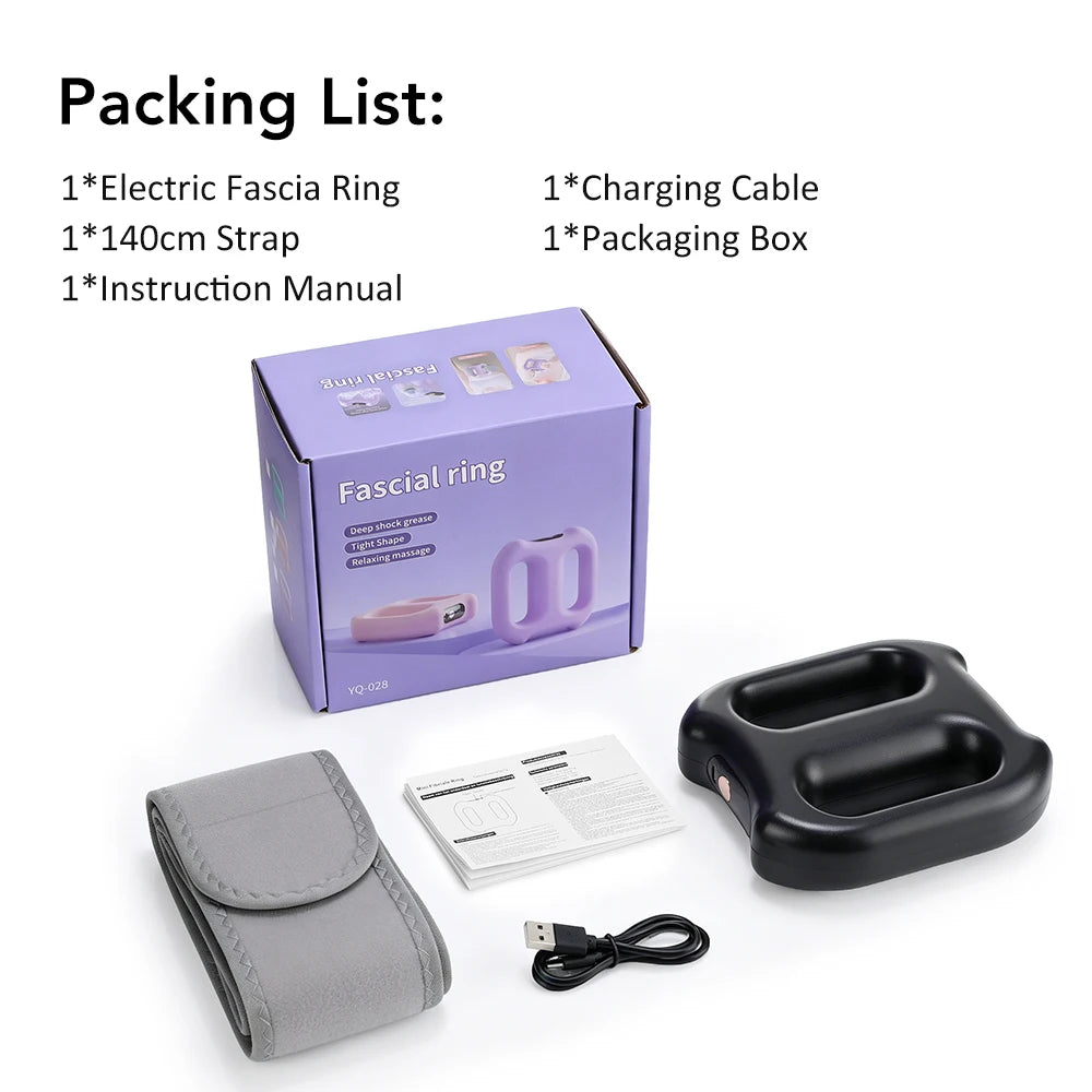 Electric Full Body Vibration Fascia Ring Massager