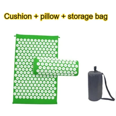 Acupressure Massage Mat & Pillow Set for Relaxation & Recovery