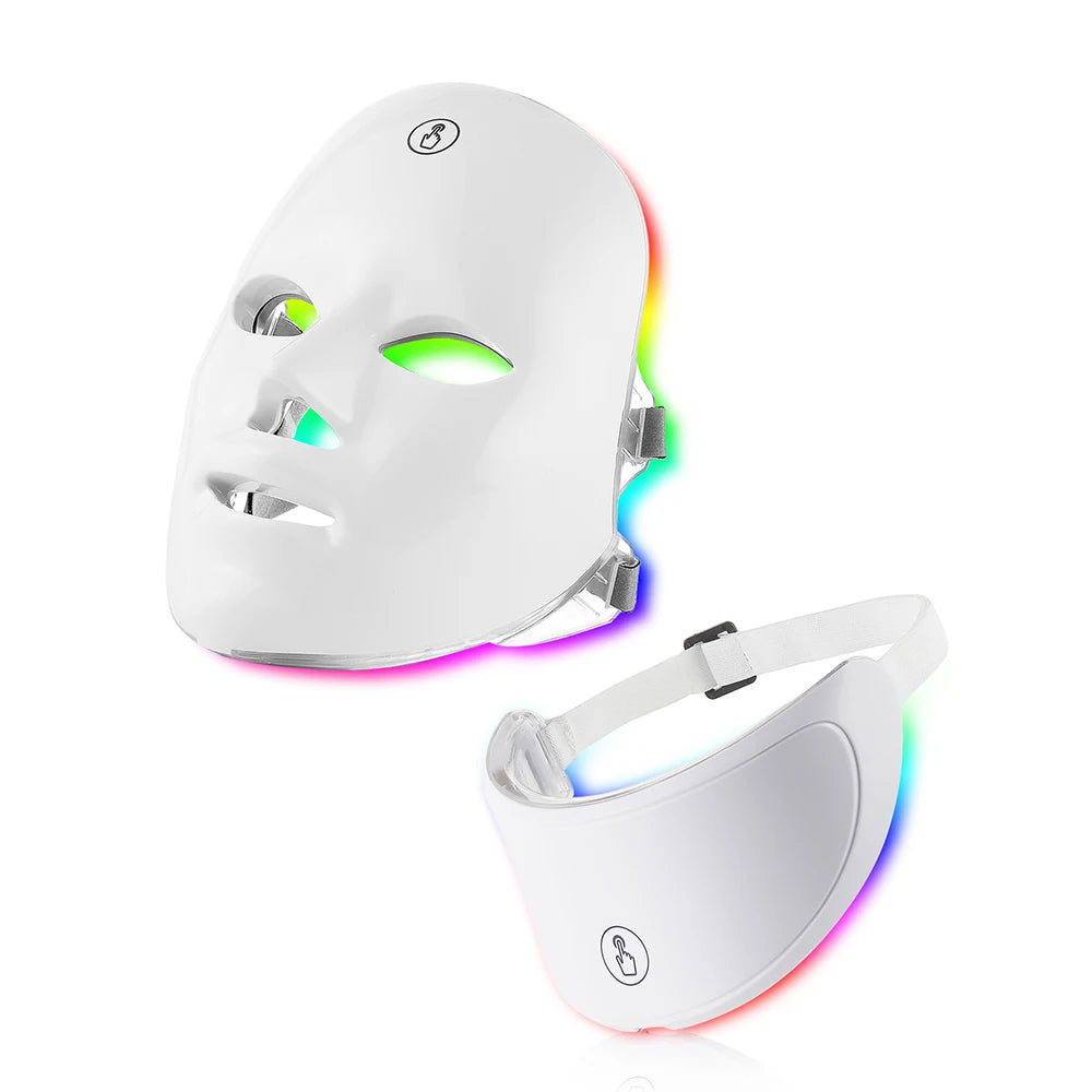 7-Color LED Facial & Neck Mask – Anti-Aging Light Therapy