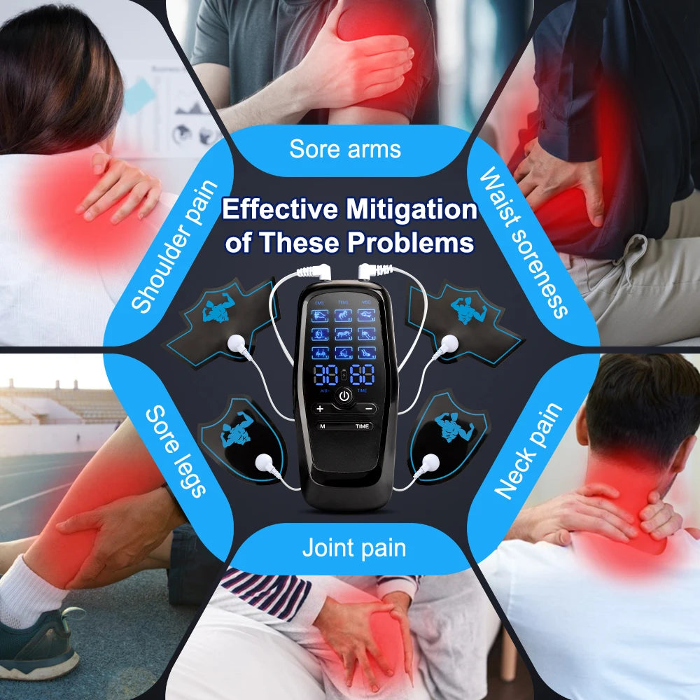 EMS Electric Pulse Massager Digital Device