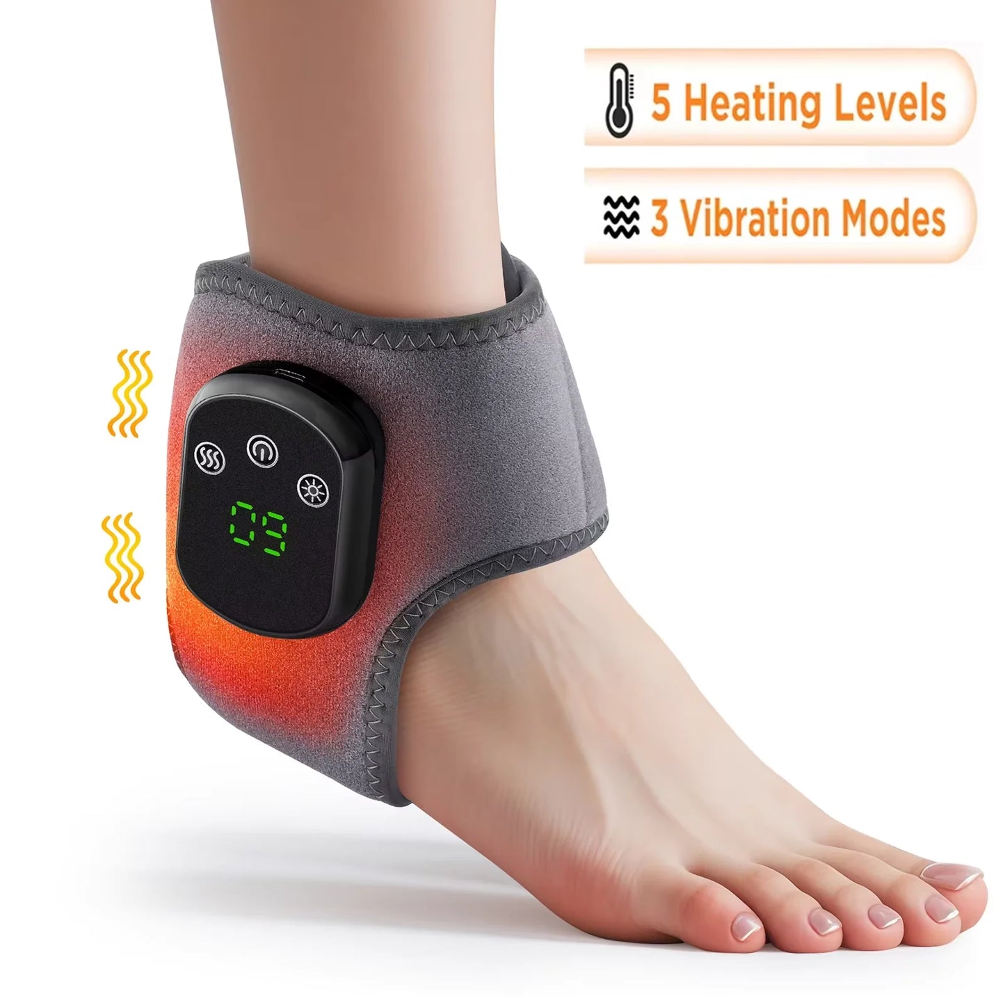 Electric Heated Wrist & Ankle Massager Rechargeable