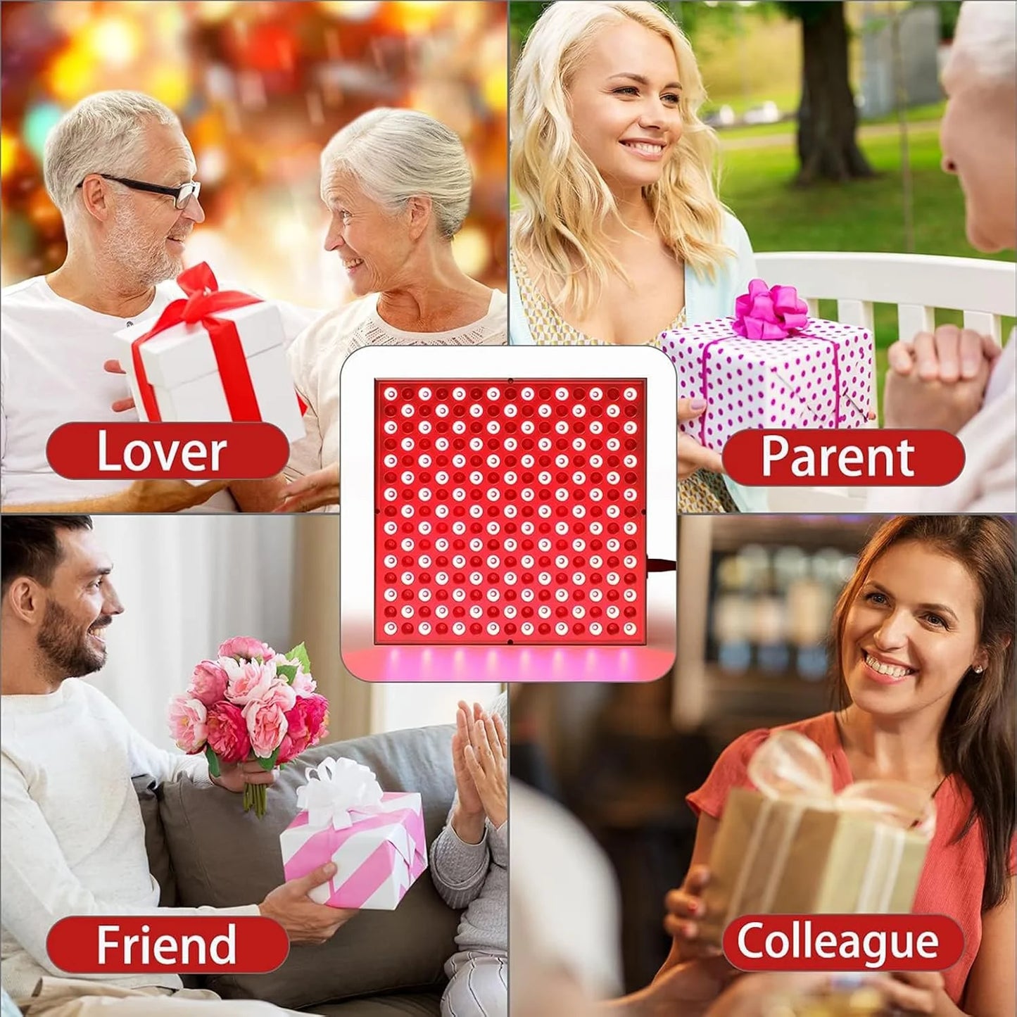 Red LED Phototherapy Panel 660nm & 850nm Home Lamp