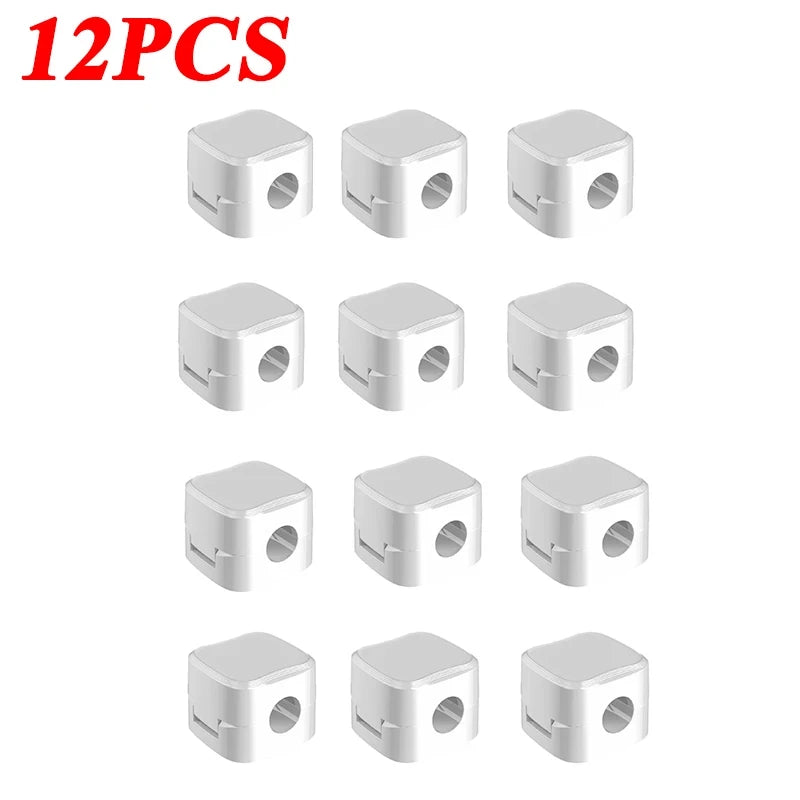 Magnetic Cable Clip Adhesive Desk Wire Organiser Holder