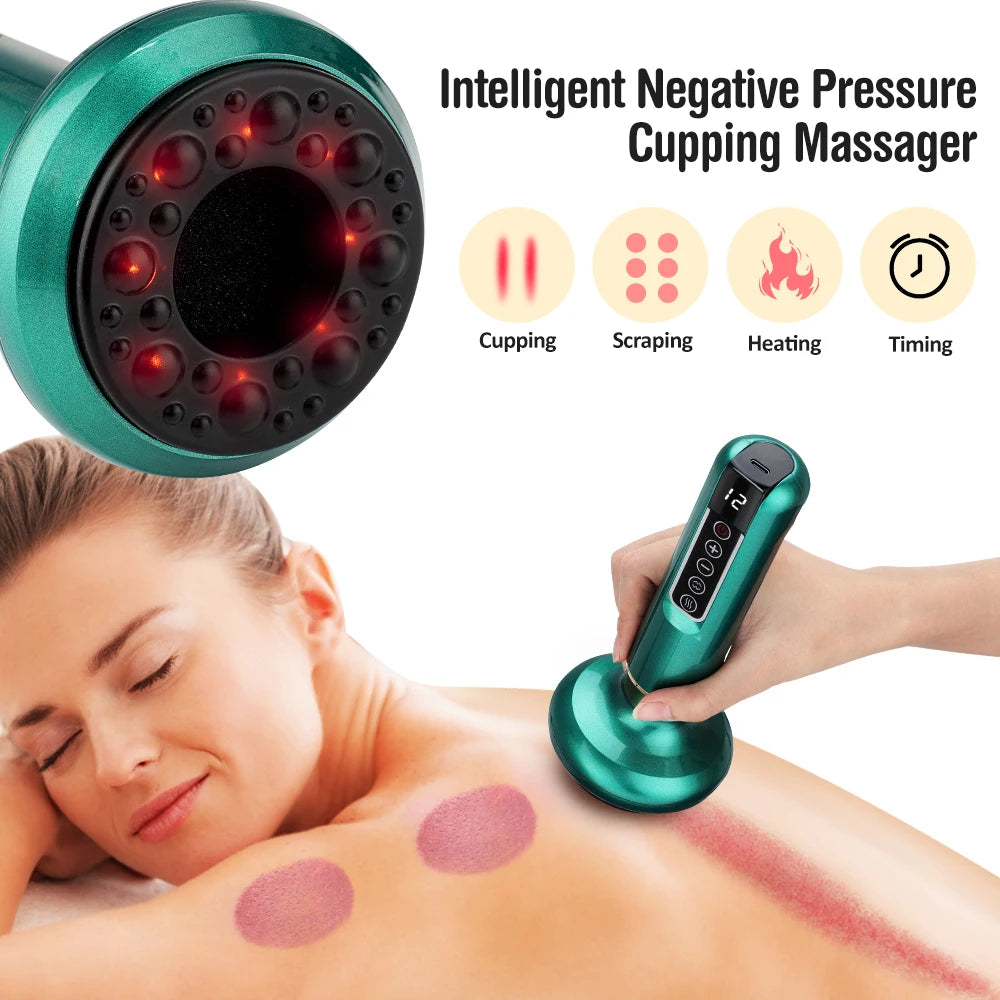 Smart Vacuum Cupping Massager | Heated Recovery Device