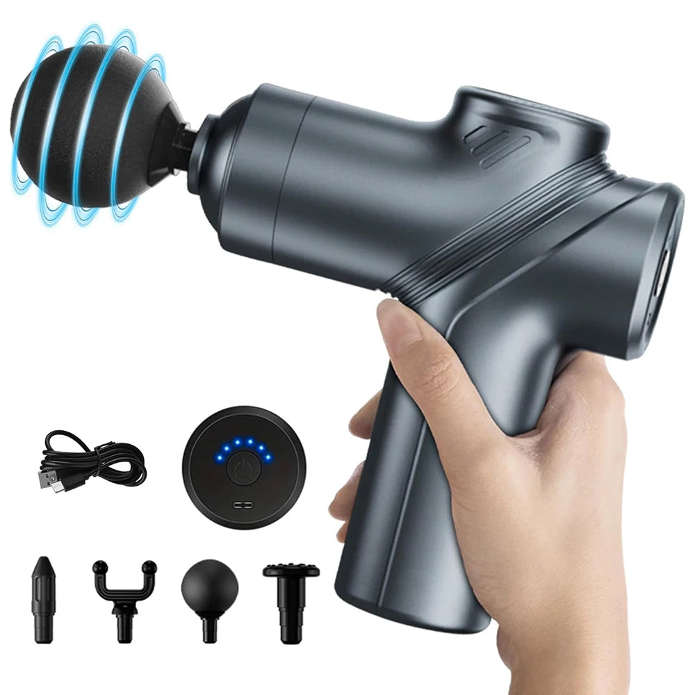 Mini Deep Tissue Massage Gun for Muscle Relaxation & Recovery