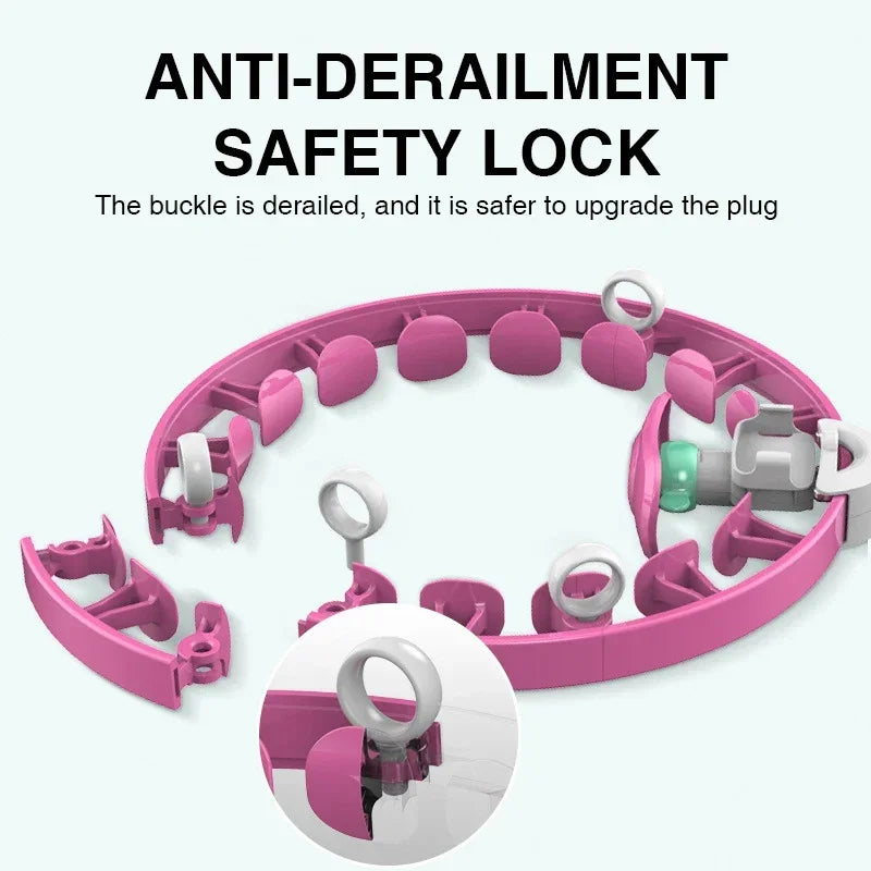 Smart Detachable Counting Hula Hoop for Home Fitness Training