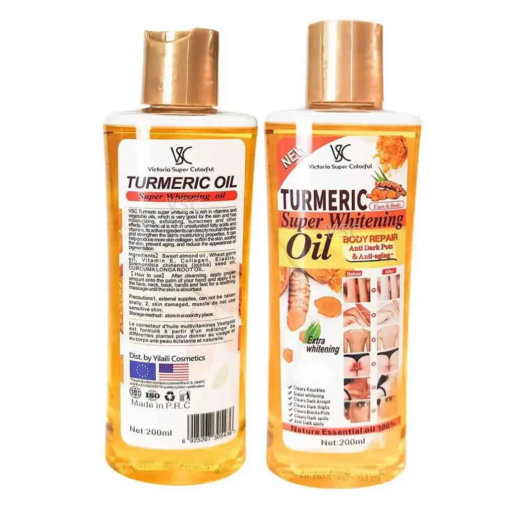 Turmeric Essential Oil Facial & Body Massage Oil 200ml