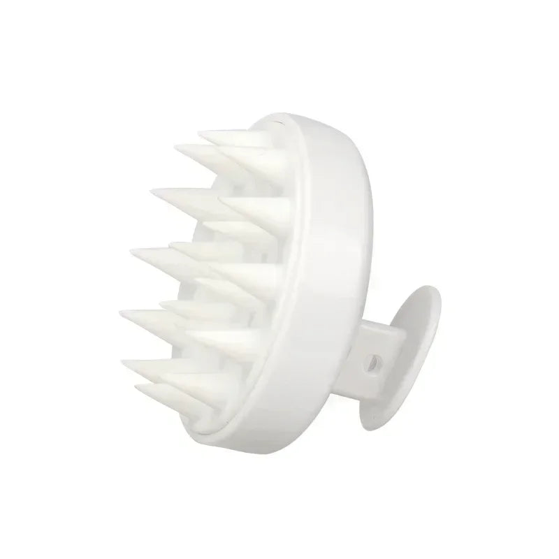 Silicone Scalp Massage Shampoo Brush & Hair Applicator Bottle