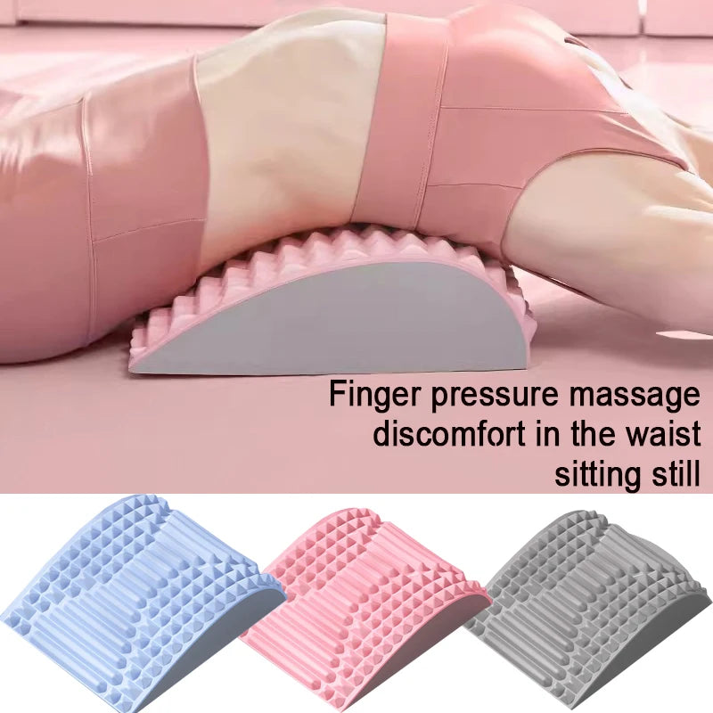 Adjustable Back Stretcher & Neck Support Pillow