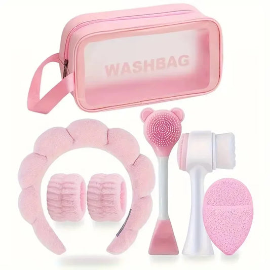 7-Piece Makeup & Face Wash Beauty Set for Daily Skincare