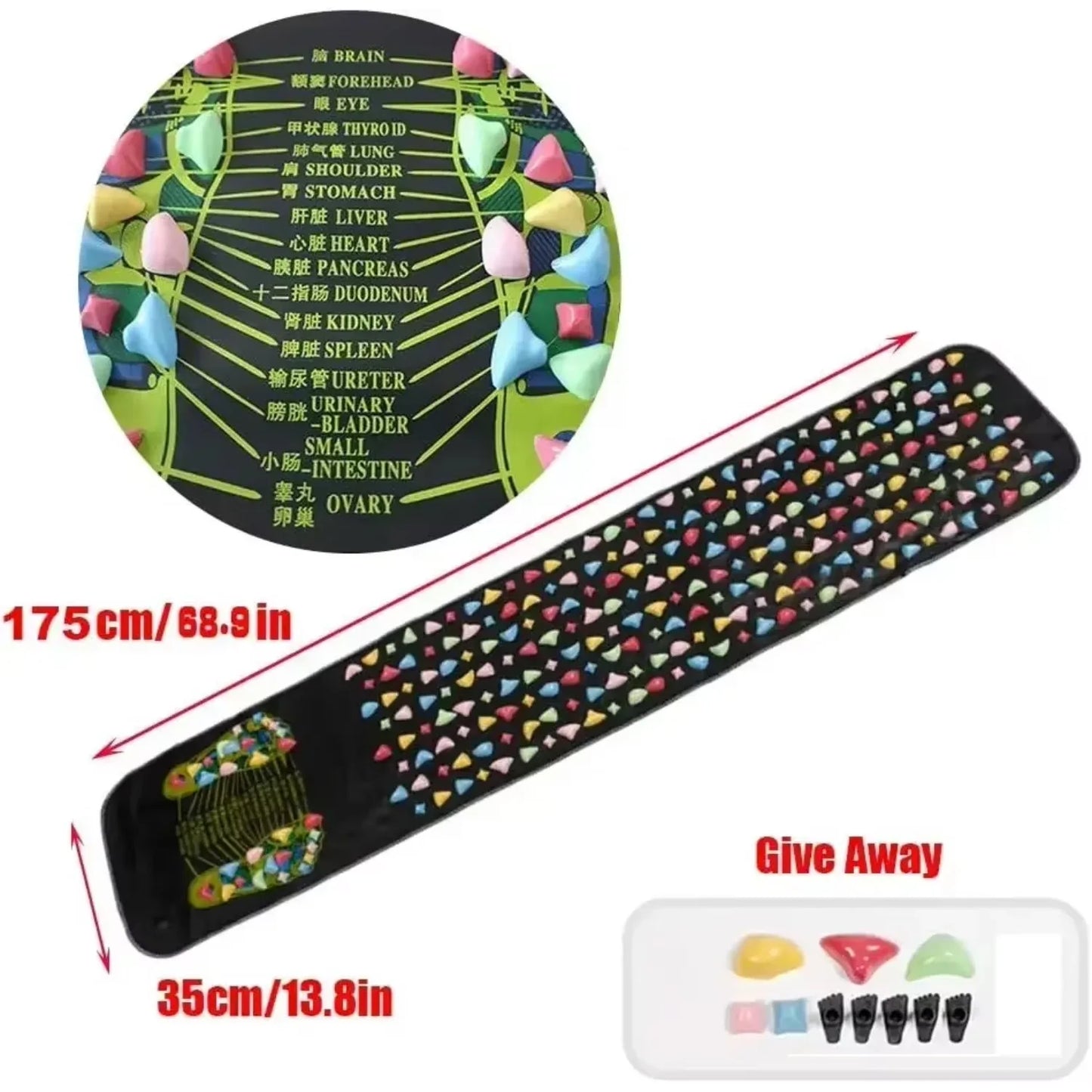 Acupressure Foot Reflexology Massage Pad for Daily Comfort