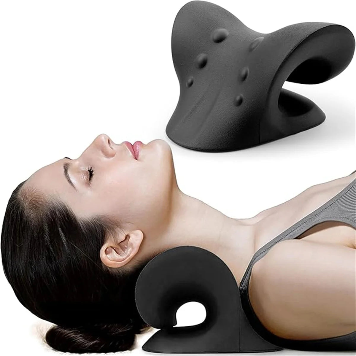 C-Shaped Neck Support Pillow Ergonomic Cushion