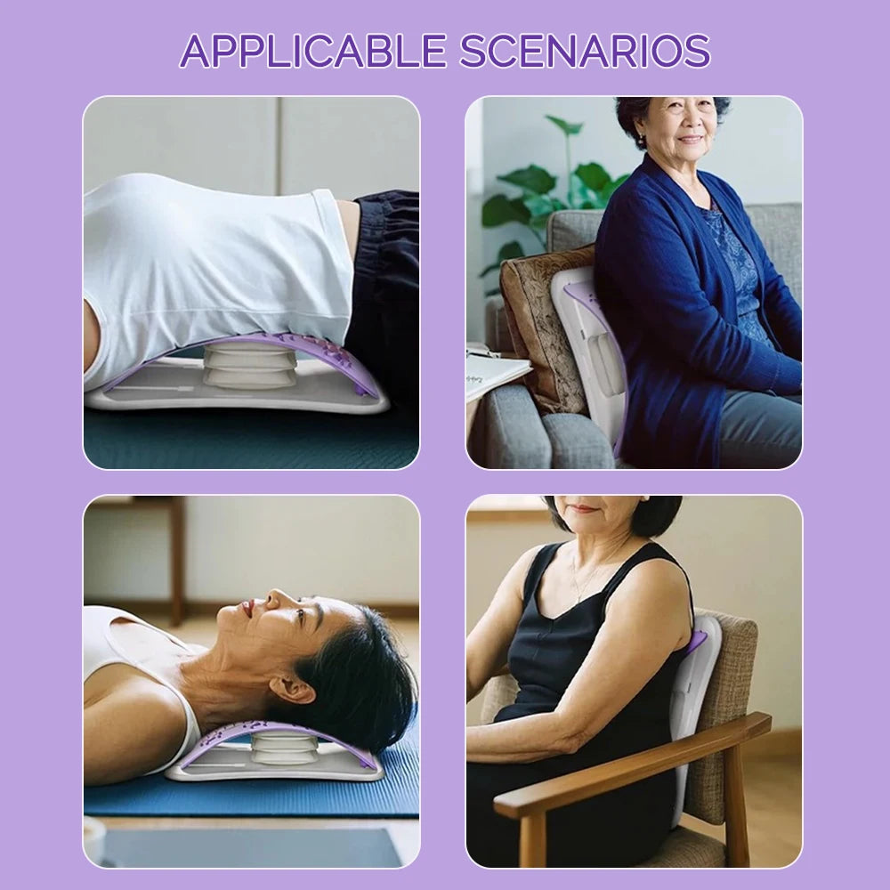 Adjustable Airbag Back & Neck Support Cushion