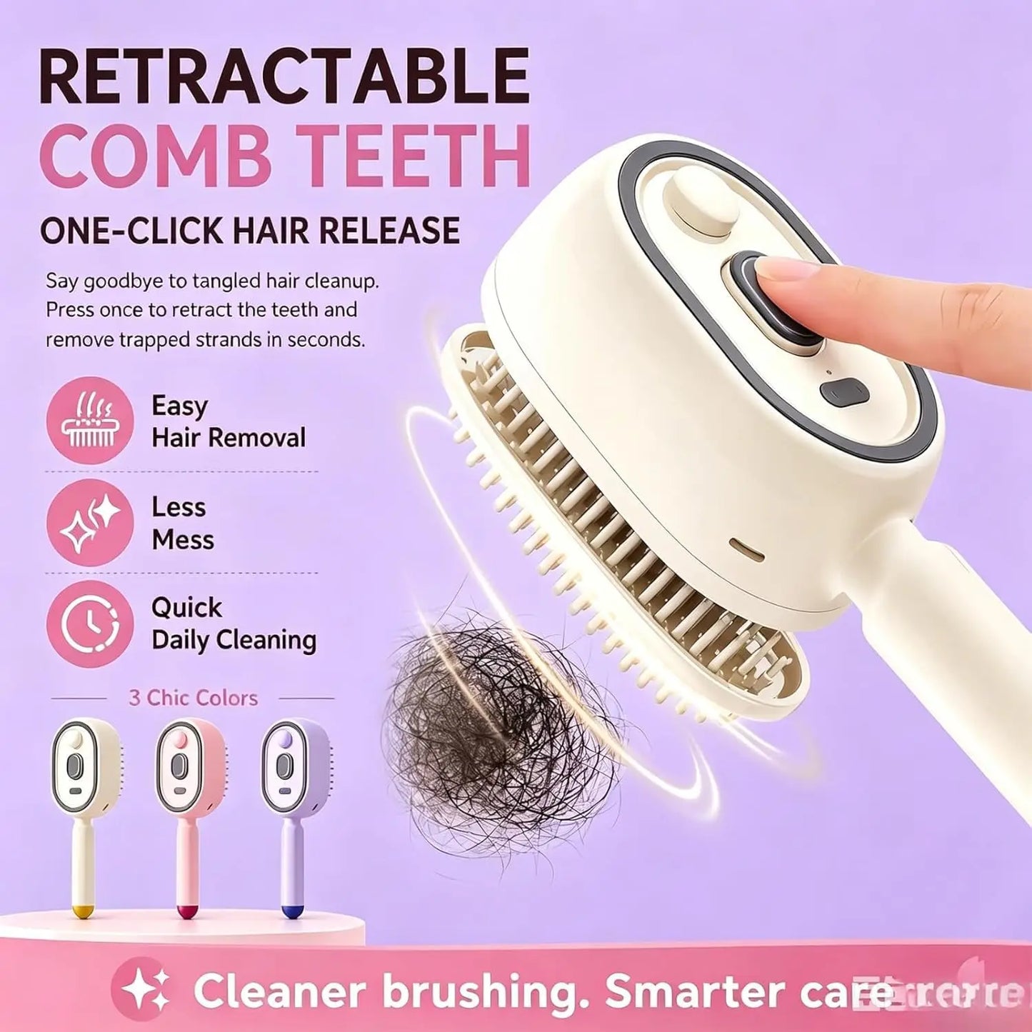 Electric Steam Hair Smoothing Brush
