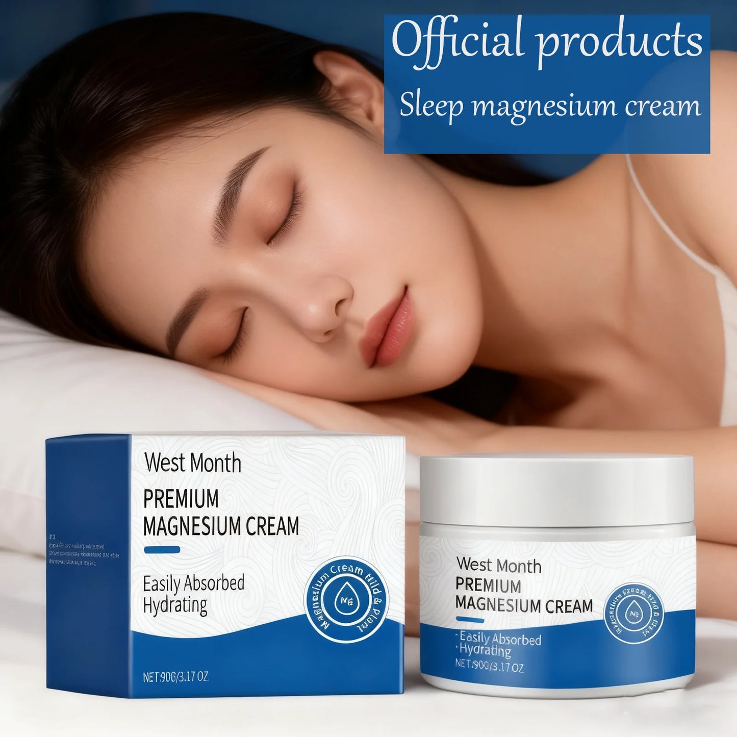 Magnesium Moisturising Body Cream with Lavender Fragrance