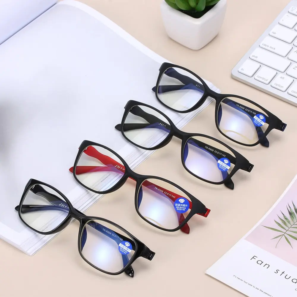 Anti Blue Light Reading Glasses for Men & Women (+1.0–+4.0)