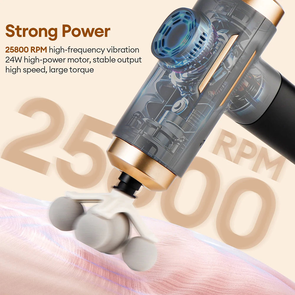 11-in-1 Electric Massage Gun 99 Speed Device