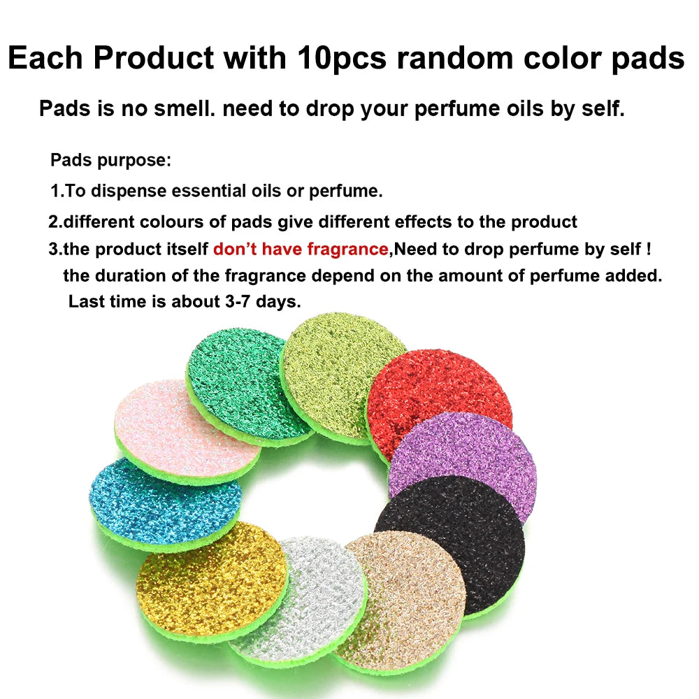 Rhinestone Diffuser Locket Necklace – Essential Oil Aromatherapy Jewellery