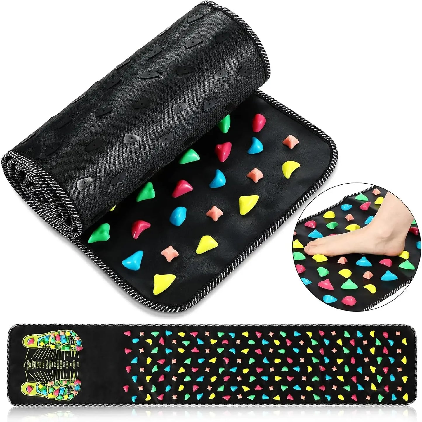Premium Foot Massage Pad Soft Stone Texture Design Mat