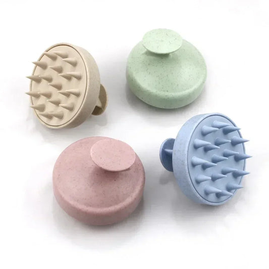 Portable Silicone Scalp Brush – Soft Hair & Shampoo Massage Tool