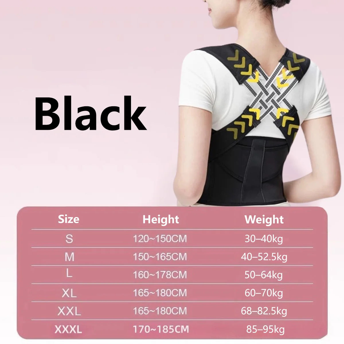 Adjustable Posture Support Belt Back Waist Support