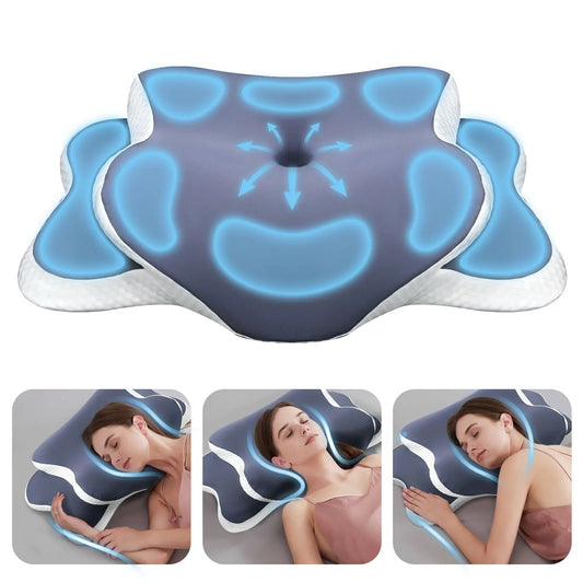 Memory Foam Cervical Pillow for Comfortable Neck Support