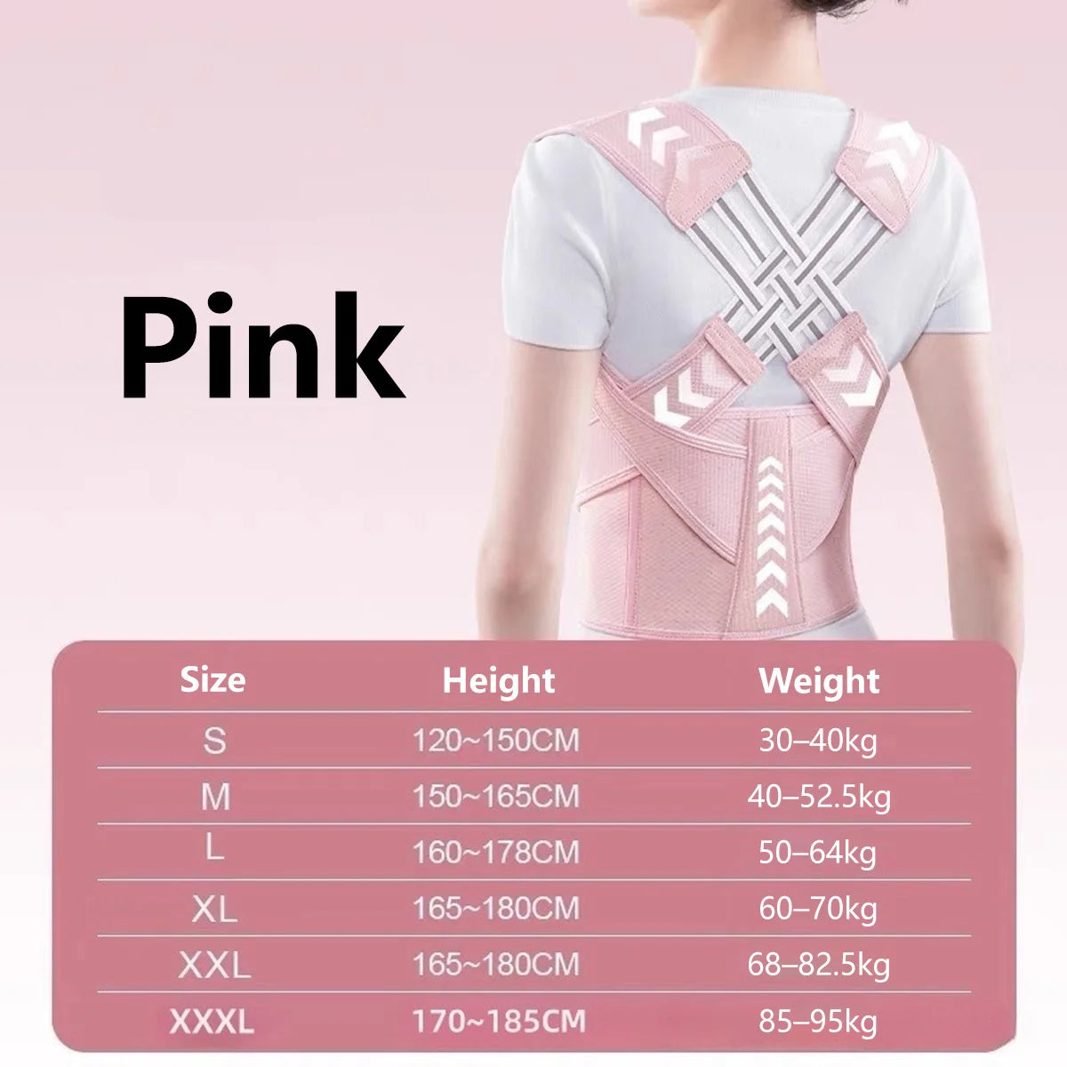 Adjustable Posture Support Belt Back Waist Support