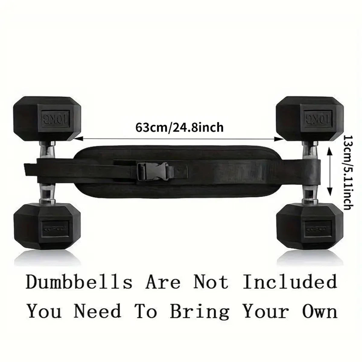 Adjustable Weighted Waist Belt Home Fitness Training