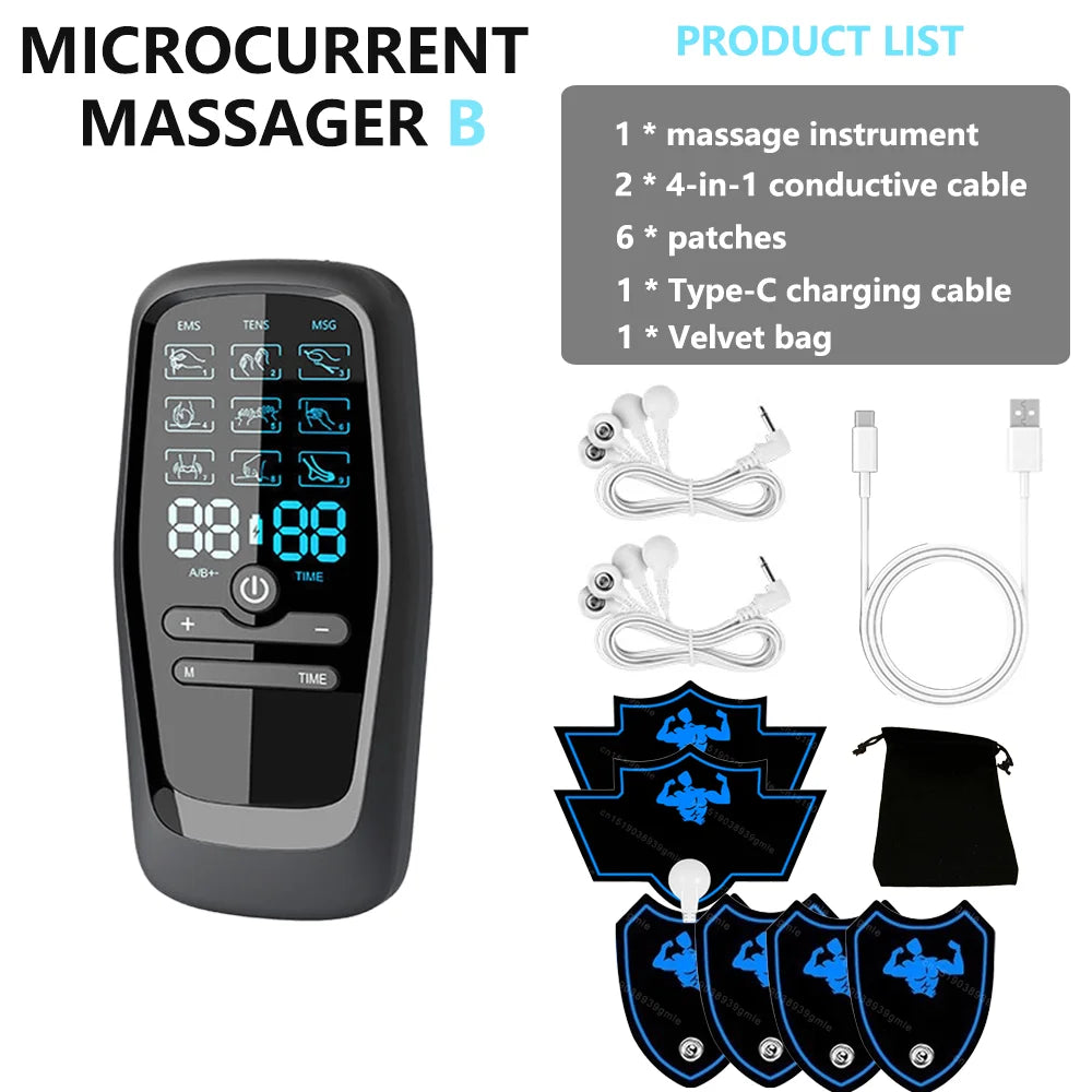 EMS Electric Pulse Massager Digital Device