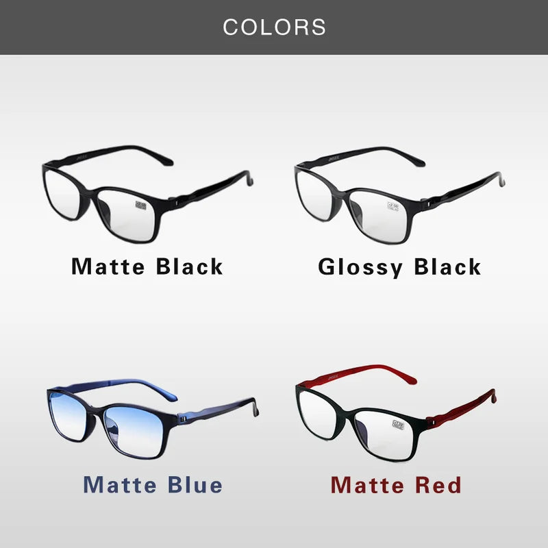 Anti Blue Light Reading Glasses for Men & Women (+1.0–+4.0)