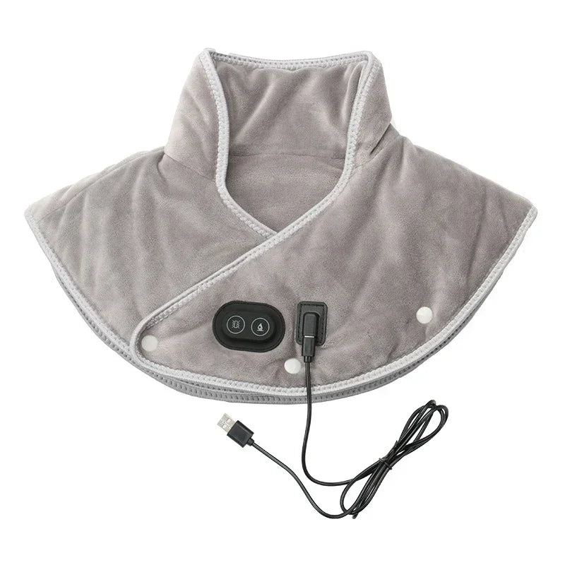 Electric Heated Neck & Shoulder Wrap with Vibration Comfort