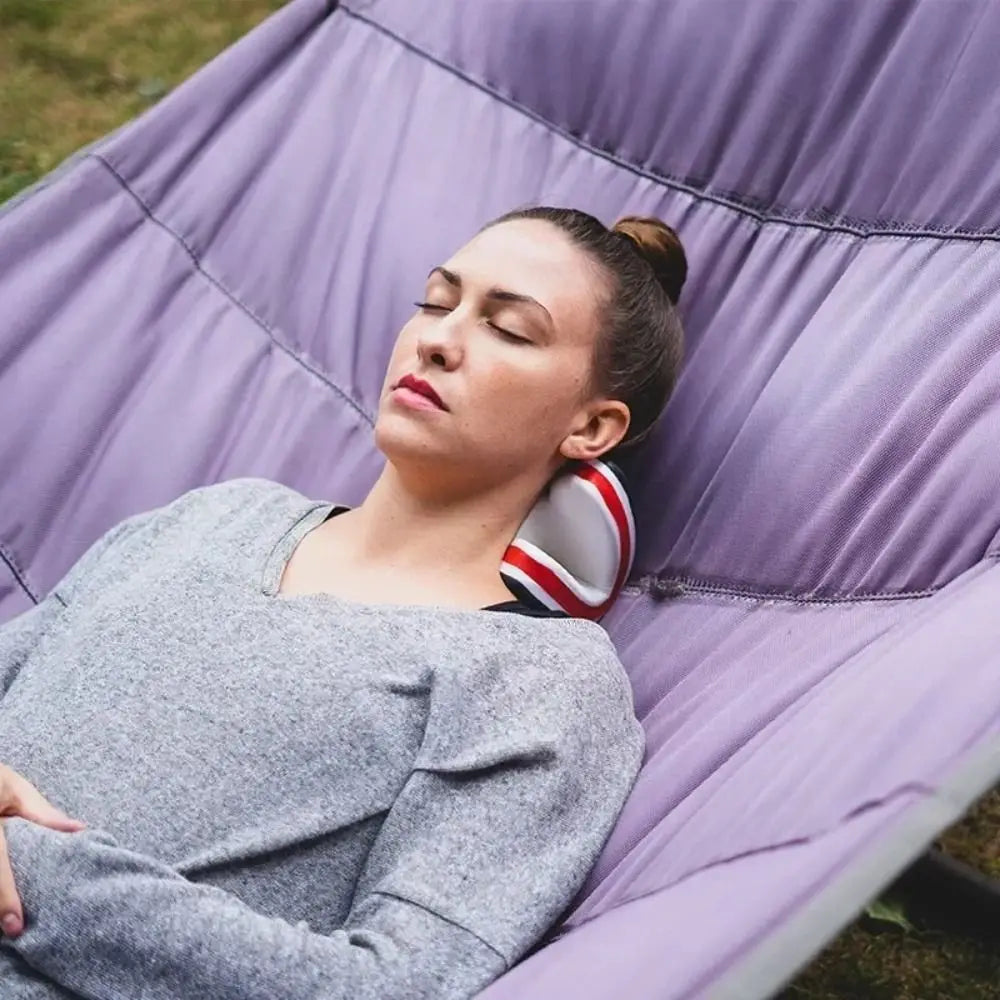 Inflatable Neck Support Pillow Adjustable Cushion