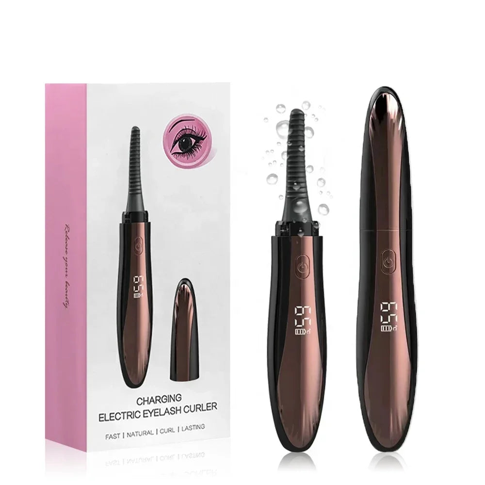 Electric Heated Eyelash Curler USB Rechargeable 4 Heat Modes