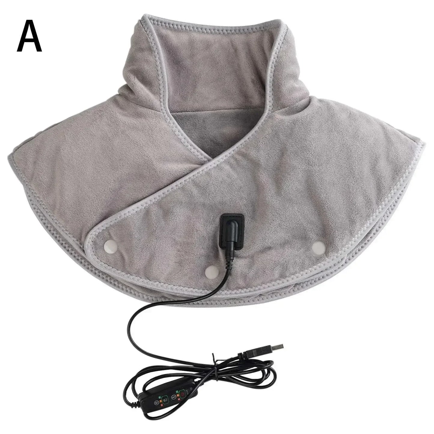 Electric Heated Neck & Shoulder Wrap with Vibration Comfort