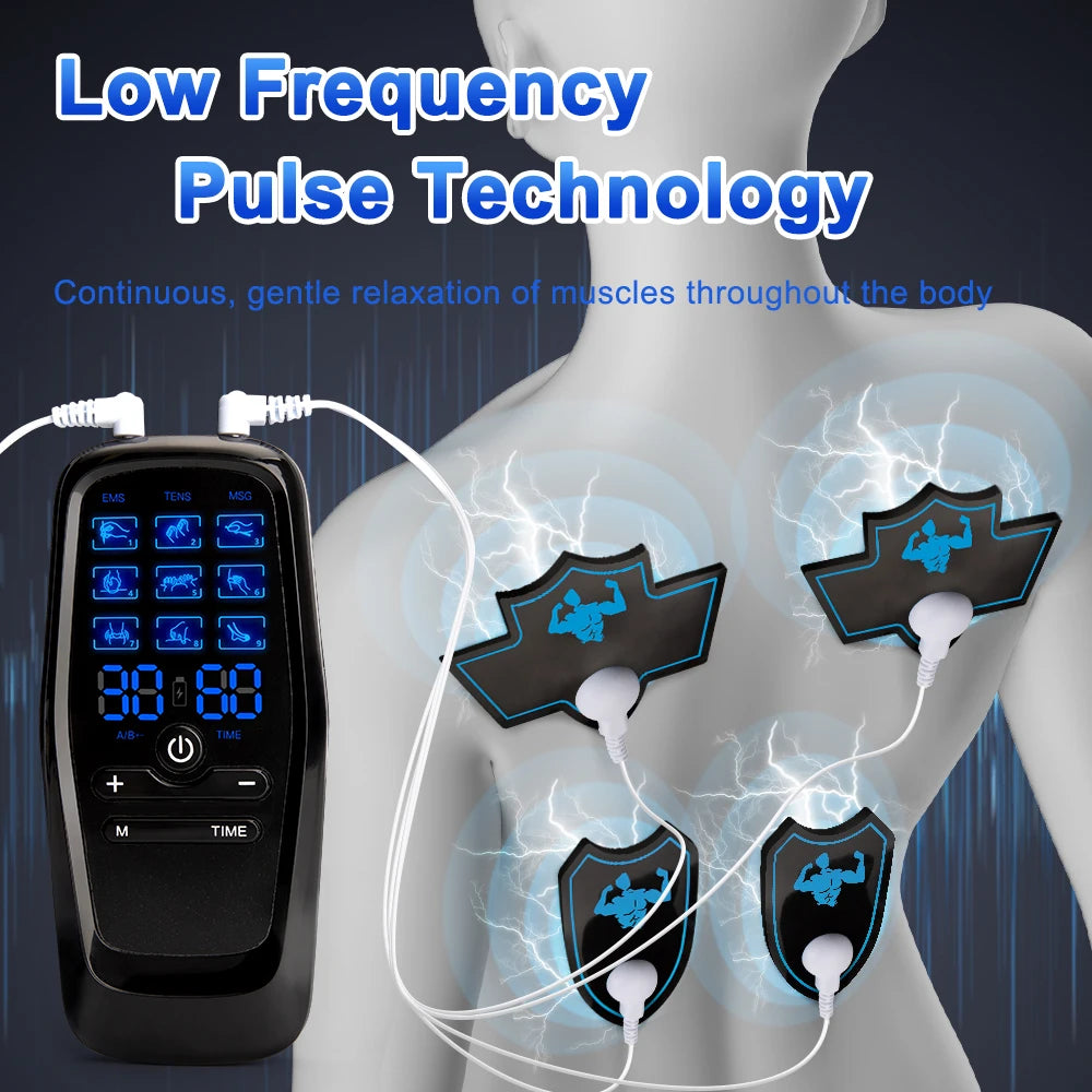 EMS Electric Pulse Massager Digital Device