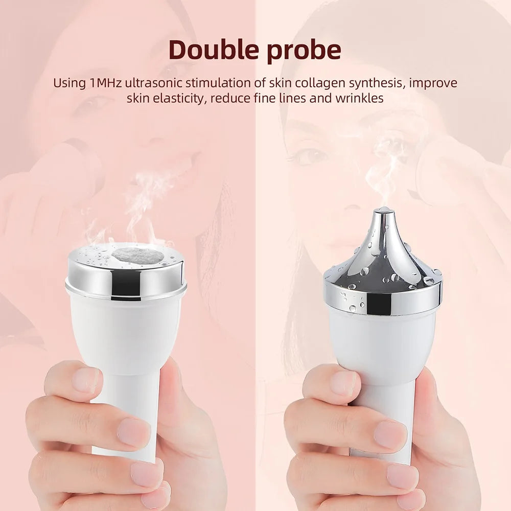Ultrasonic Facial Beauty Device for Firming & Glow Routine