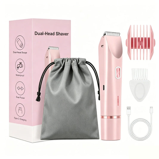 Electric Women's Dual Head Shaver & Hair Trimmer