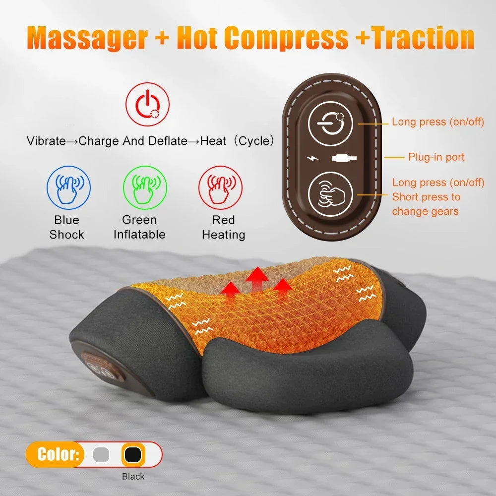 Electric Cervical Neck Support Pillow