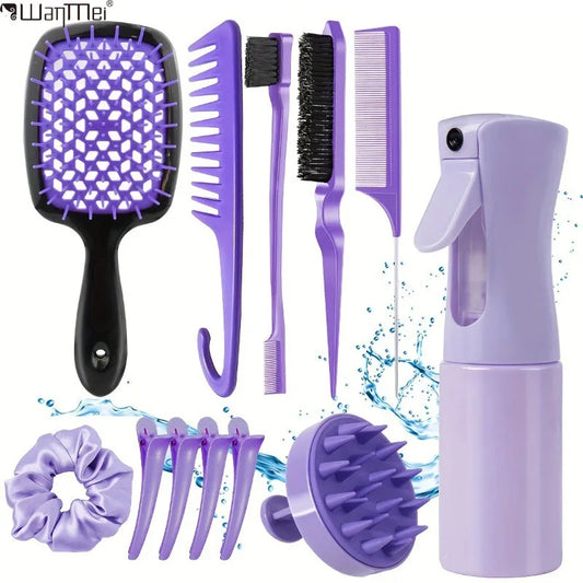 12-Piece Professional Hair Styling Comb Set