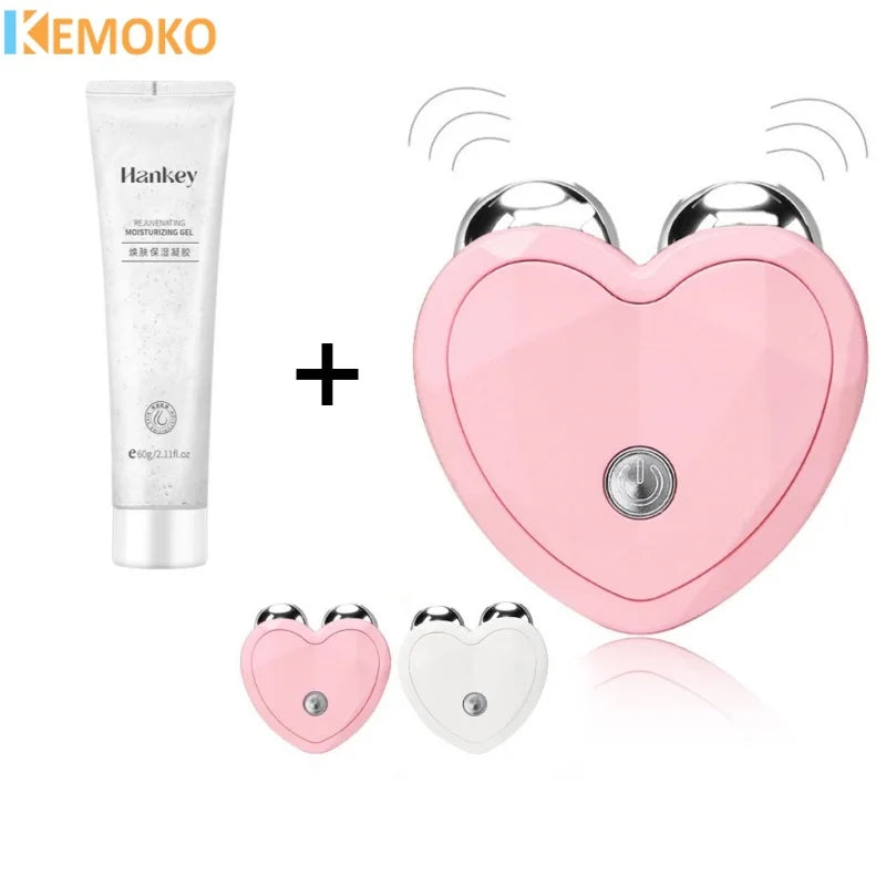 Portable Microcurrent Facial Beauty Roller Device