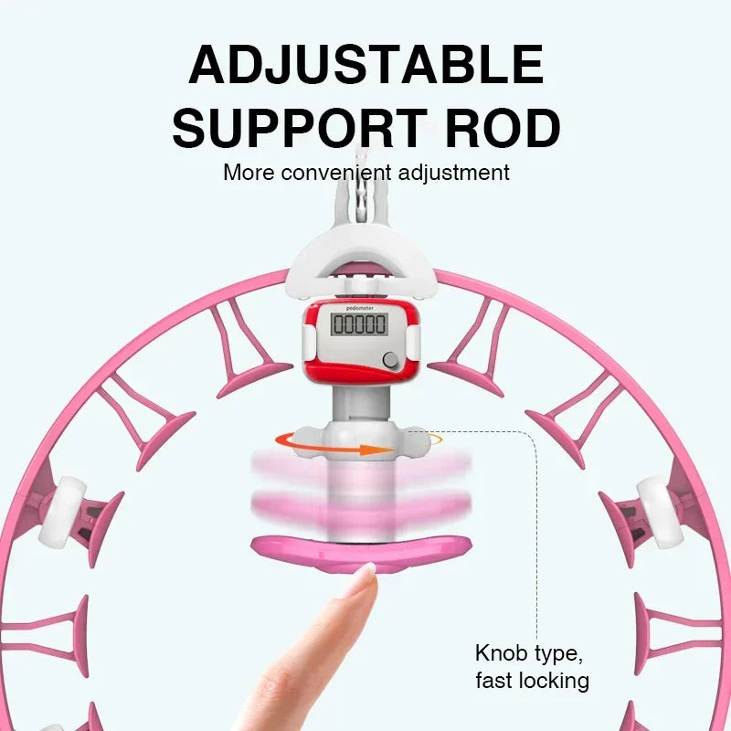 Smart Detachable Counting Hula Hoop for Home Fitness Training