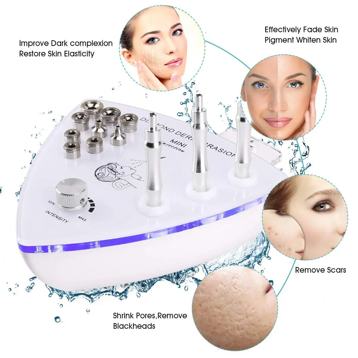 Professional Diamond Microdermabrasion Facial Device