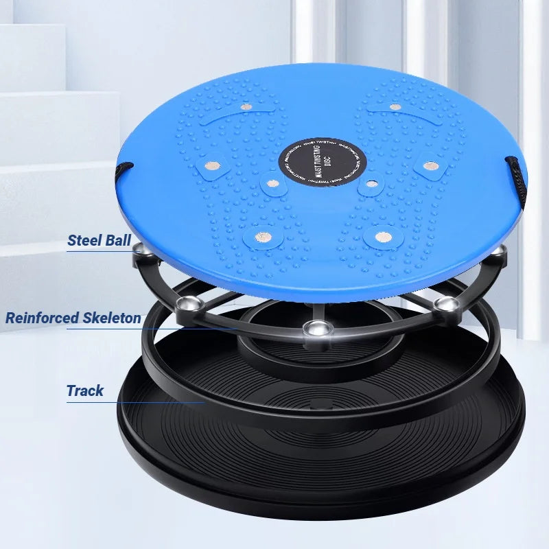 Waist Twisting Balance Disc with Resistance Rope