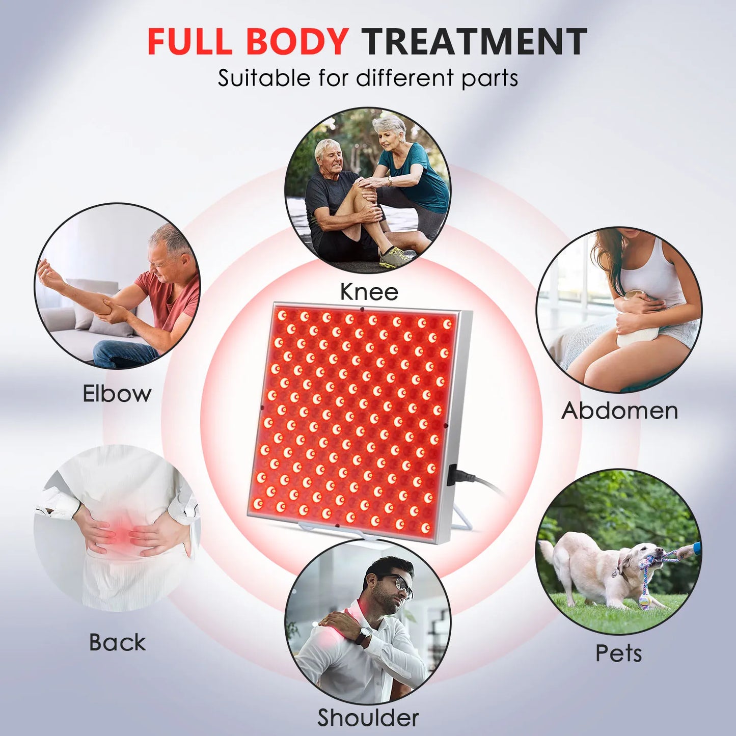 225 LED Red Light Panel for Home Beauty Use