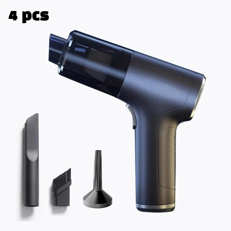 Cordless Handheld Vacuum Cleaner – USB 4-in-1 Compact Cleaner