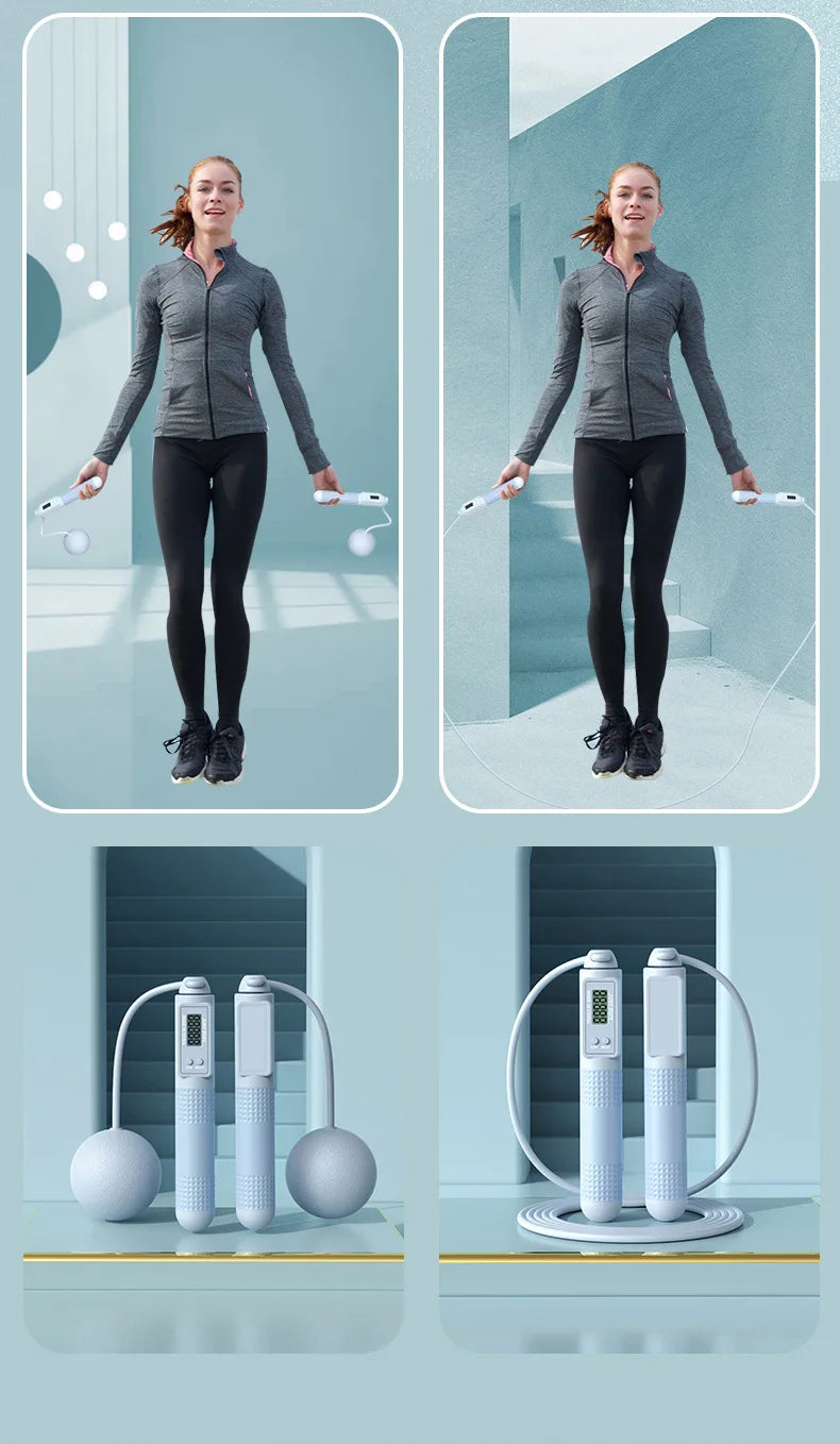 Smart Jump Rope with Counter for Fitness & Weight Training