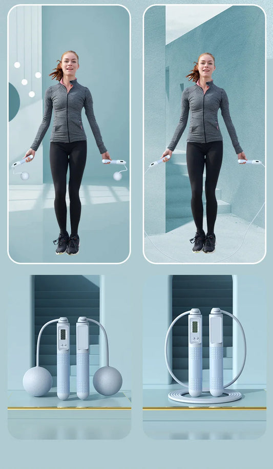 Smart Jump Rope with Counter for Fitness & Weight Training