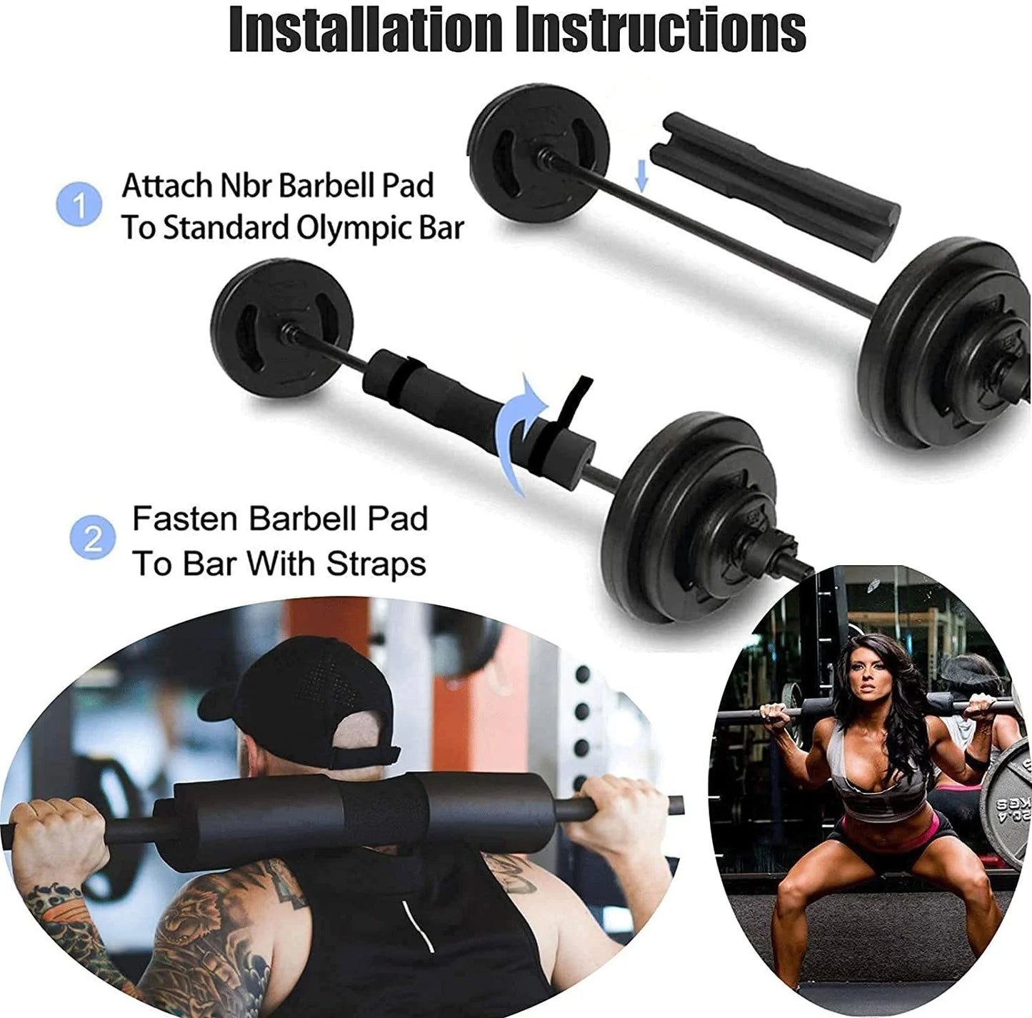 Barbell Shoulder Pad for Squats & Weight Training